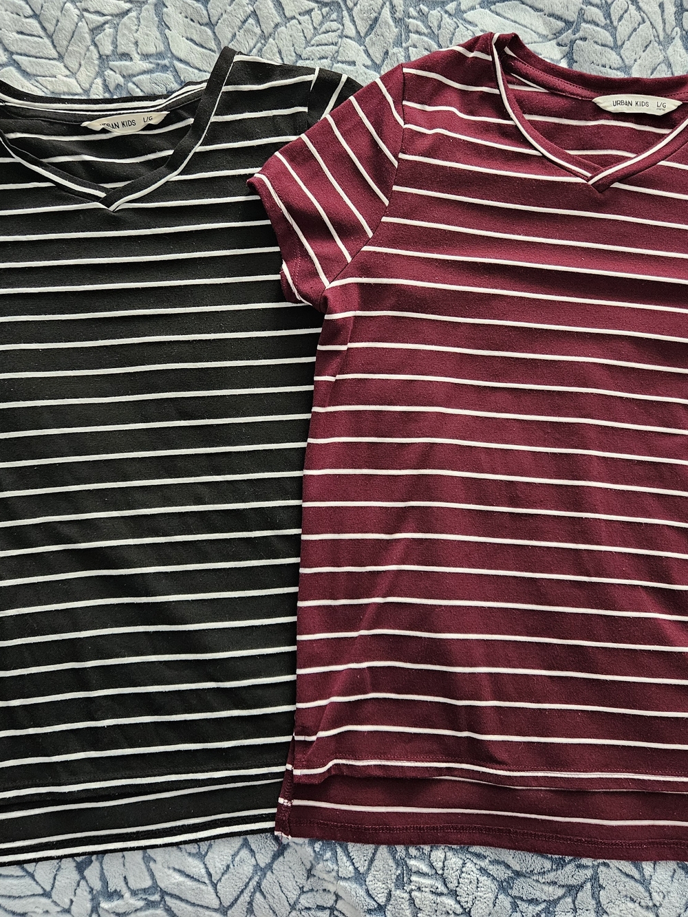 Women’s Striped V-Neck T-Shirts